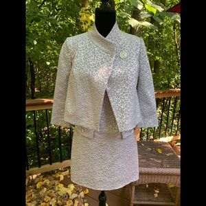 Michael Kors embosssed animal print dress & jacket.  (N)